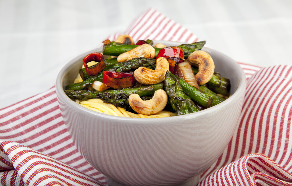 Crohn’s Friendly Cashew and Asparagus.