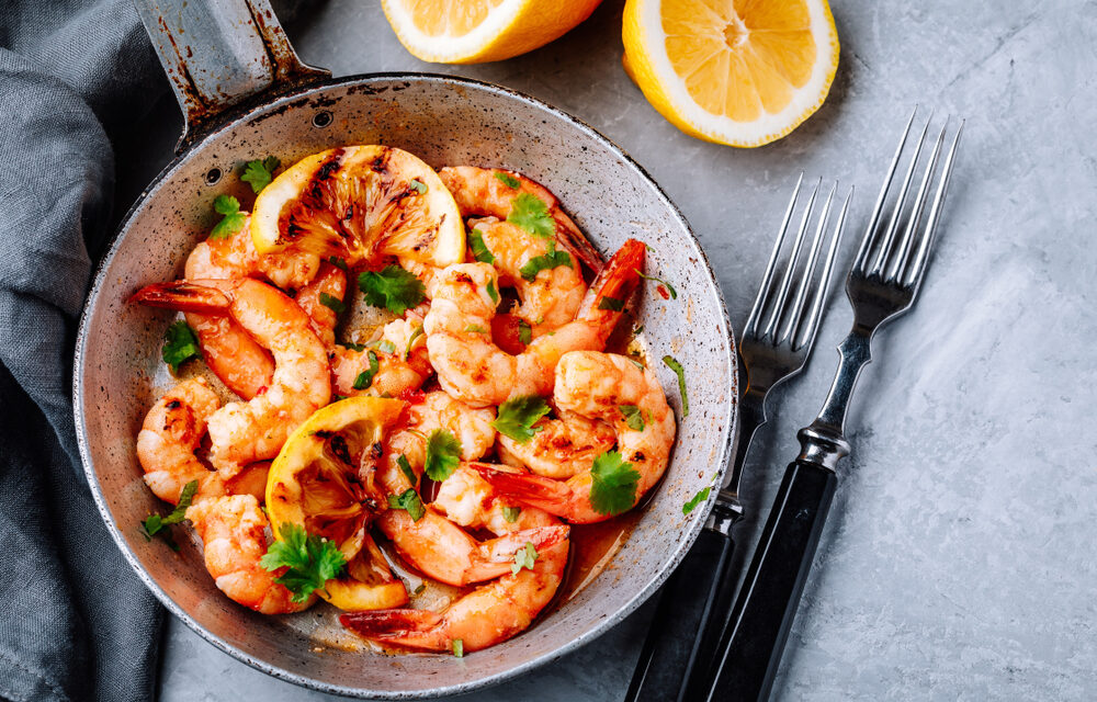Crohn’s Friendly Garlic Shrimp