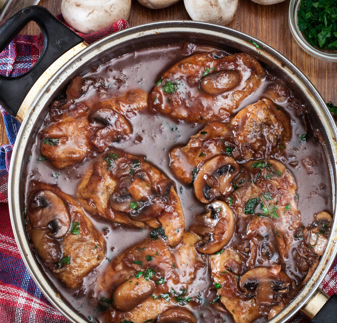 Paleo Chicken Marsala (Crohn’s Friendly Option)