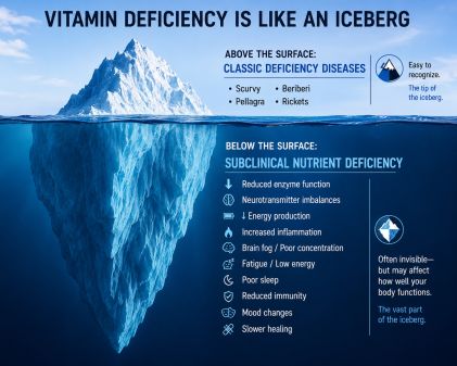 Vitamin Deficiency Is Like an Iceberg
